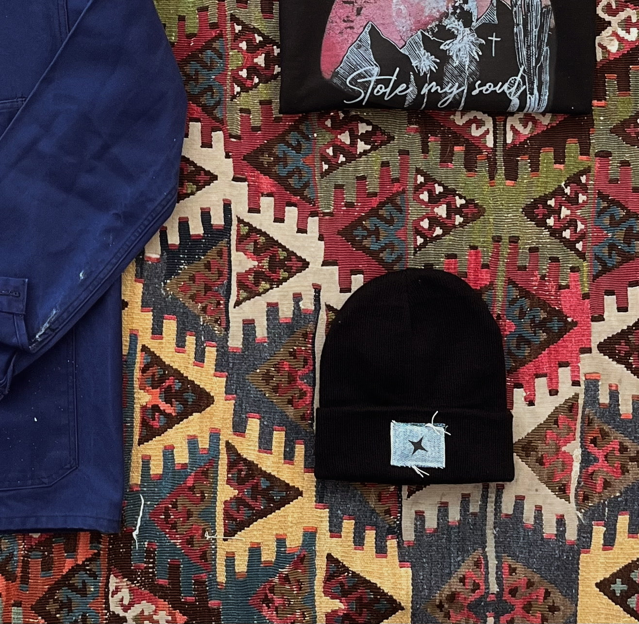 BLACK BEANIE PATCH