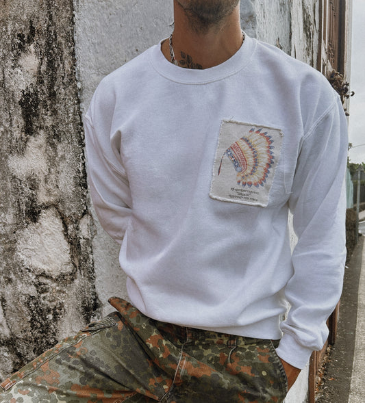 HALONA WHITE SWEATSHIRT